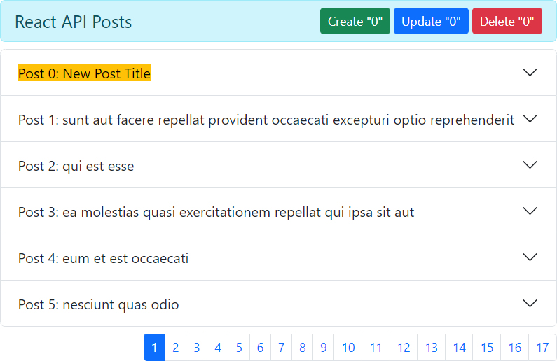React API (via Express) App