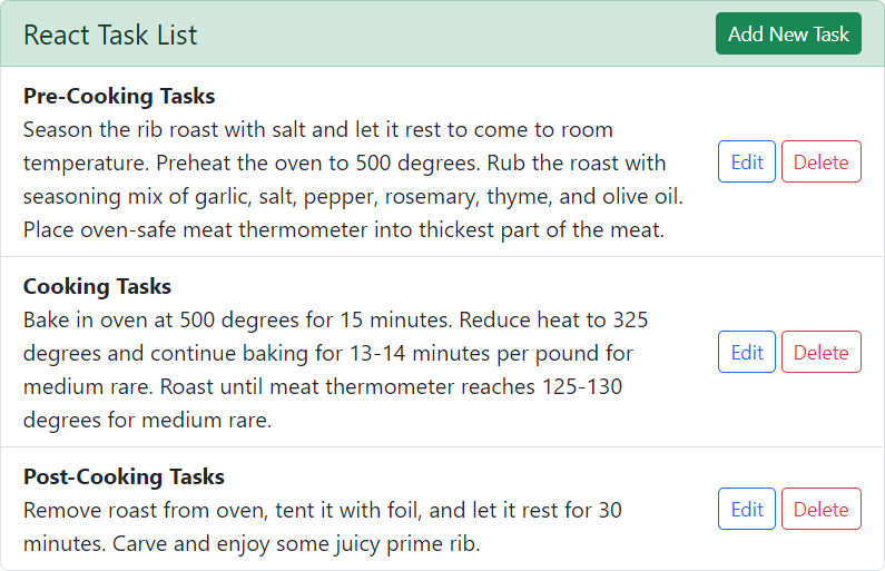 React Task Management App